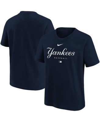 Women's Nike Heather Charcoal New York Yankees Authentic Collection Early Work Tri-Blend T-Shirt Size: Small