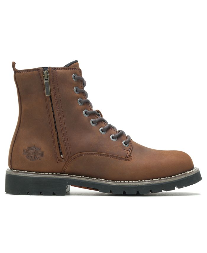 Bottes Harley-Davidson Marinda 5" Lace En Cuir Noir Pour Femme - Taille Medium, Neuves Avec Emballage