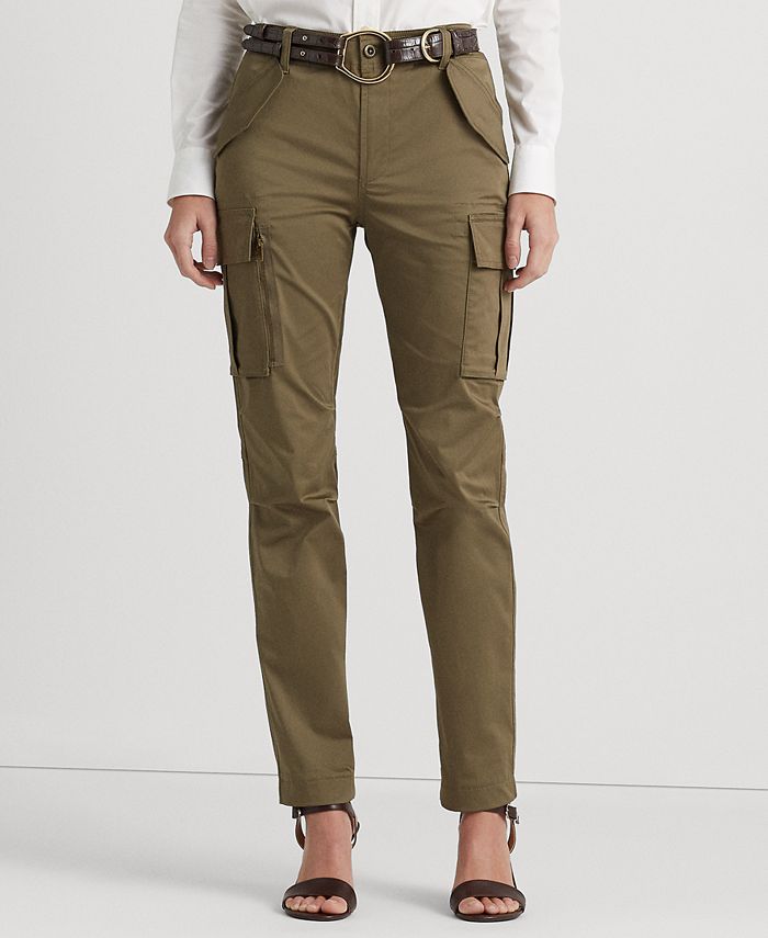 Lauren Ralph Lauren Petite Sateen Cargo Pants Macy's