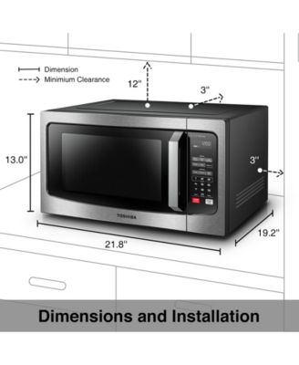 1.6 Cubic Feet Microwave with Inverter Technology