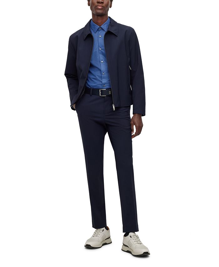 Hugo Boss Men's Slim-Fit Flex-Weave Shirt - Macy's
