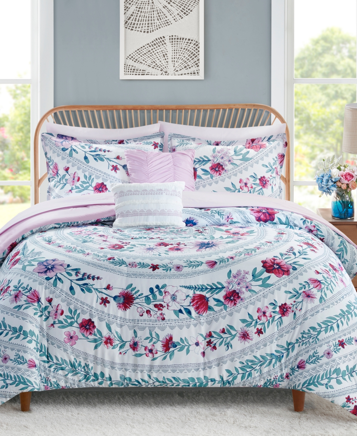 Addison Park Paloma 9 Piece Comforter Set, Queen Bedding
