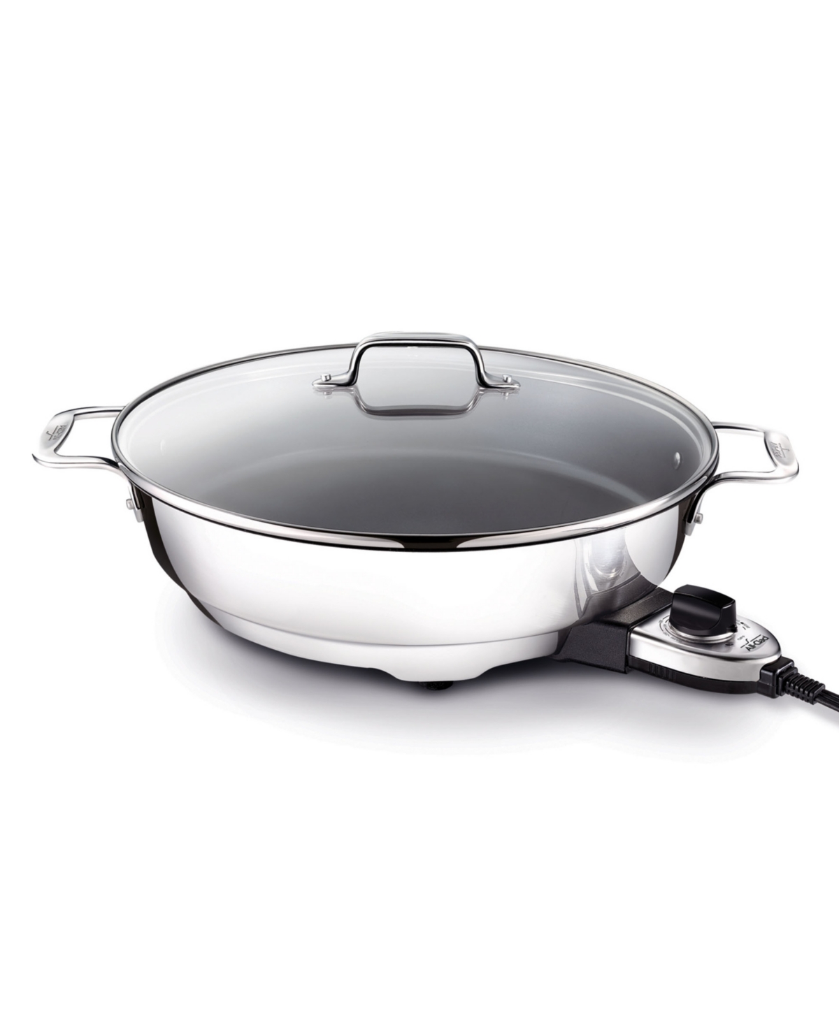 All-clad 7 Quart Electric Nonstick Skillet In Silver