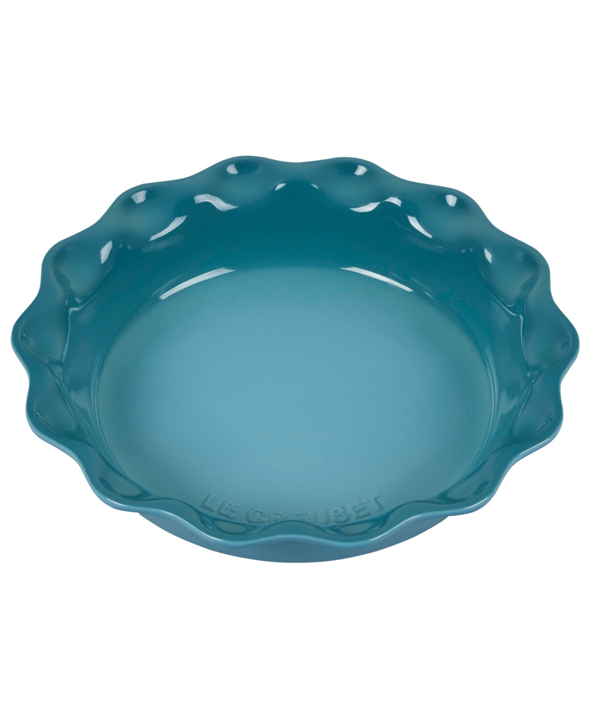 Le Creuset 9" Stoneware Pie Dish In Blue