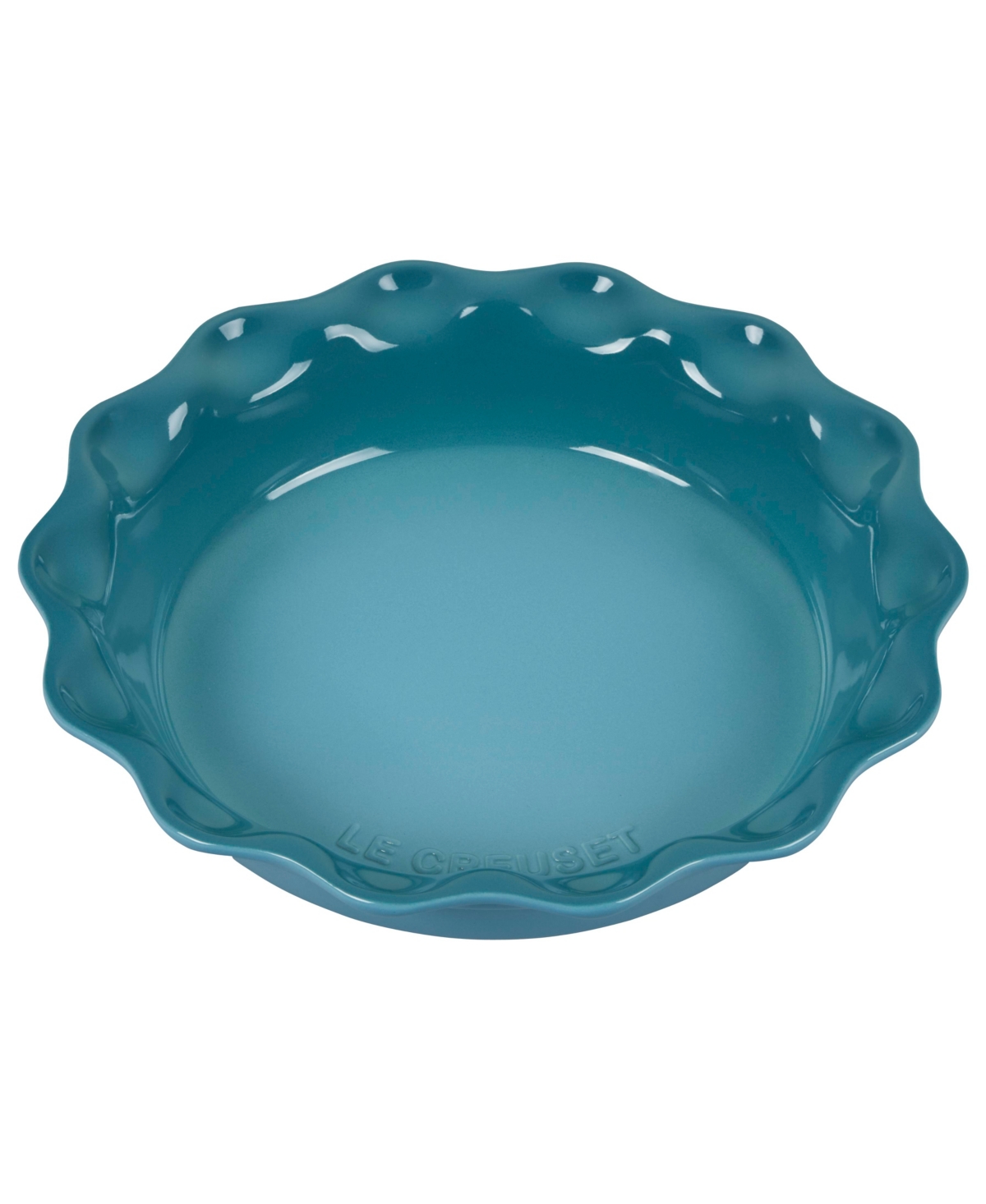 LE CREUSET 9" STONEWARE PIE DISH