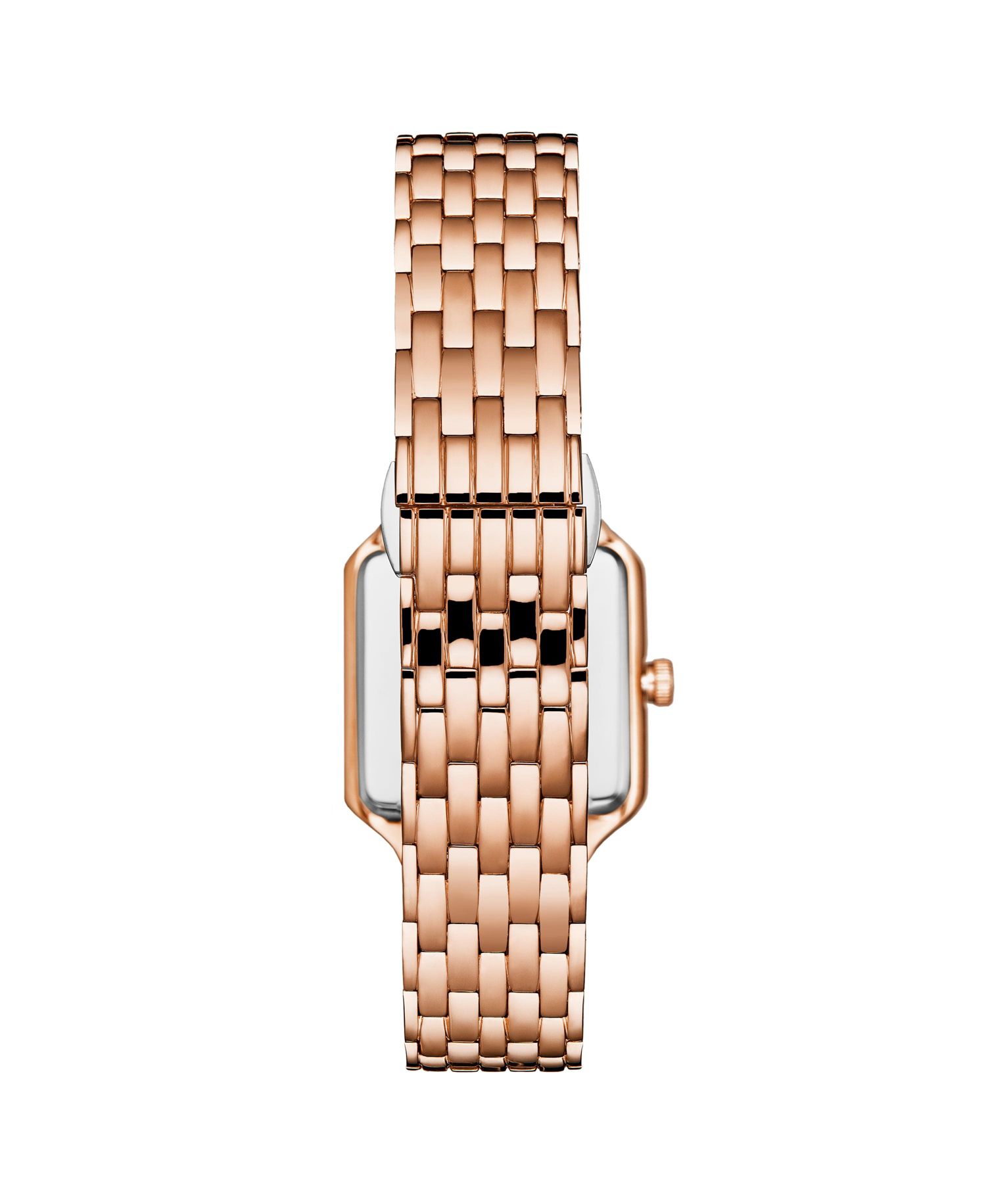Confidant 4020 Women s Square Watch - Quartz Movement, 27mm Case, Crystal-Accented Bezel, Stainless Steel Bracelet