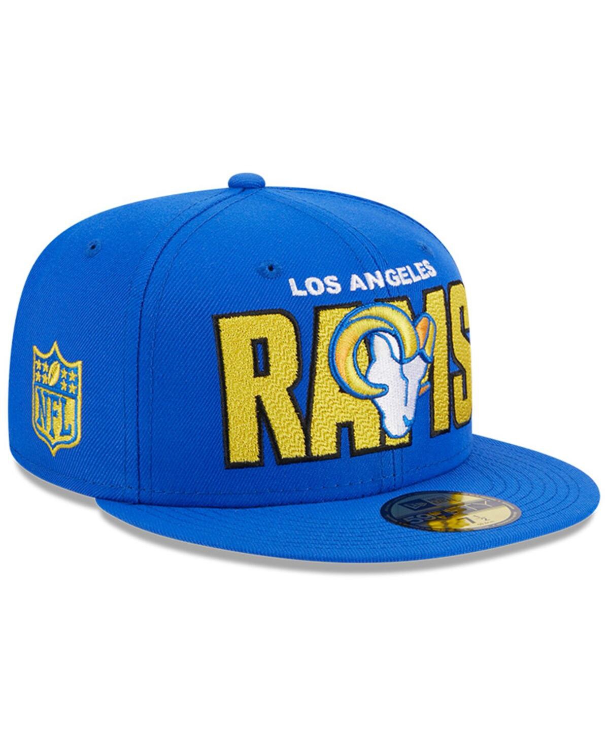 Shop New Era Men's  Royal Los Angeles Rams 2023 Nfl Draft 59fifty Fitted Hat