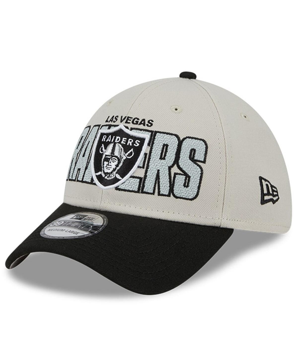 Men's New Era Black Las Vegas Raiders 2023 Nfl Draft 39THIRTY Flex Hat - Black