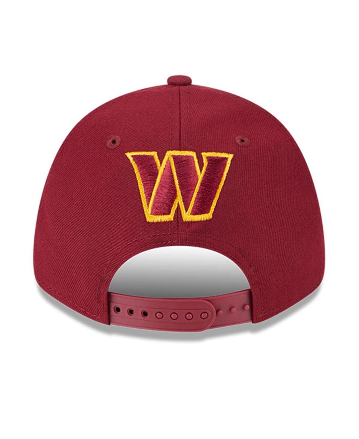 Shop New Era Men's  Burgundy Washington Commanders 2023 Nfl Draft 9forty Adjustable Hat