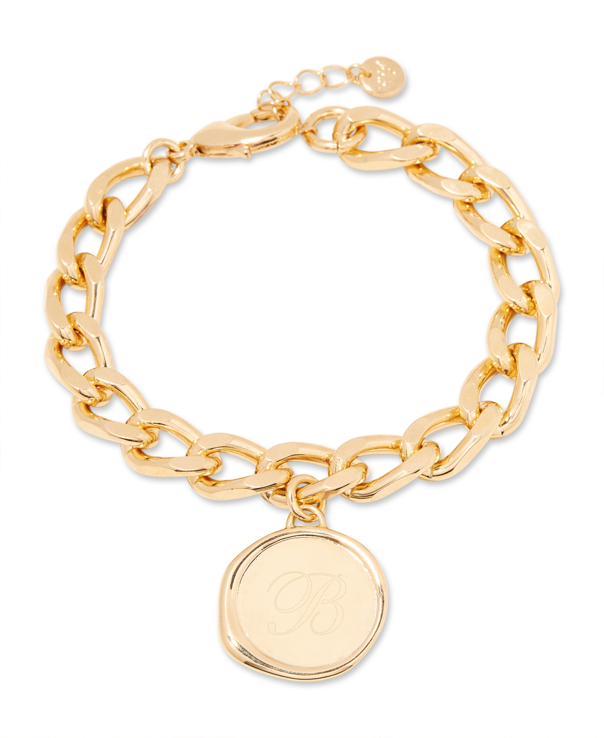 14K Gold-Plated Sadie Personalized Initial Bracelet - Gold- S