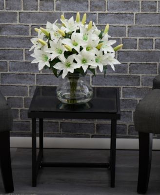 16"H Lily Silk Arrangement