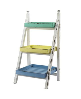 26.5" Farmhouse Decorative Plant Display Stand