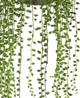 String of Pearl Artificial Plant Hanging Basket