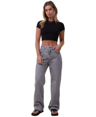Women's Loose Straight Jeans