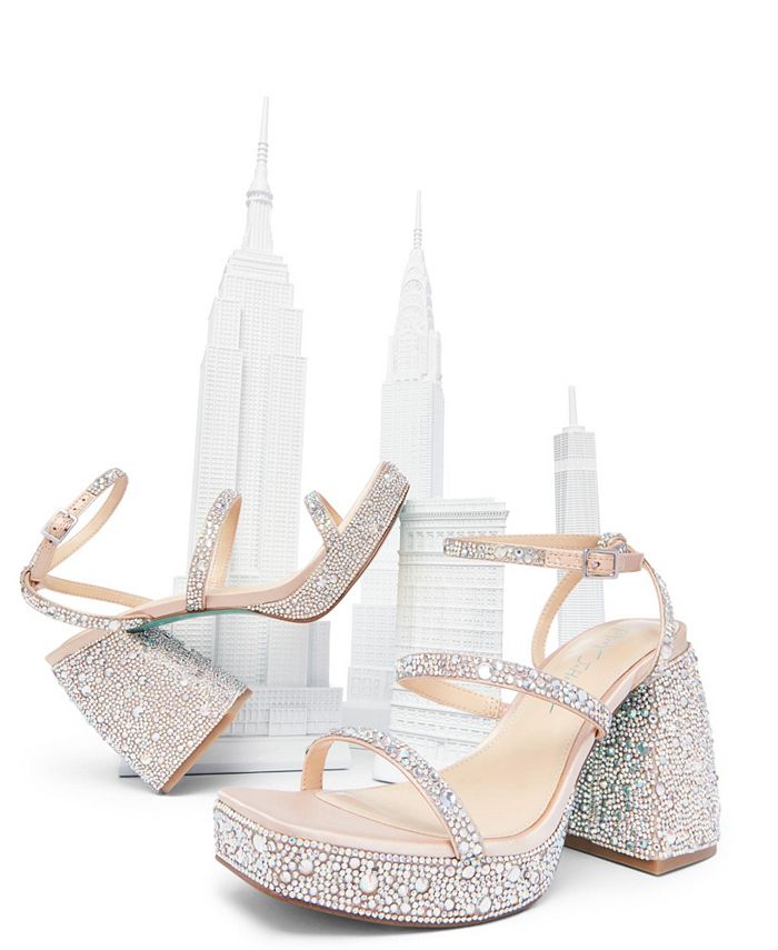 Betsey Johnson Women's Denni Platform Evening Sandals Macy's