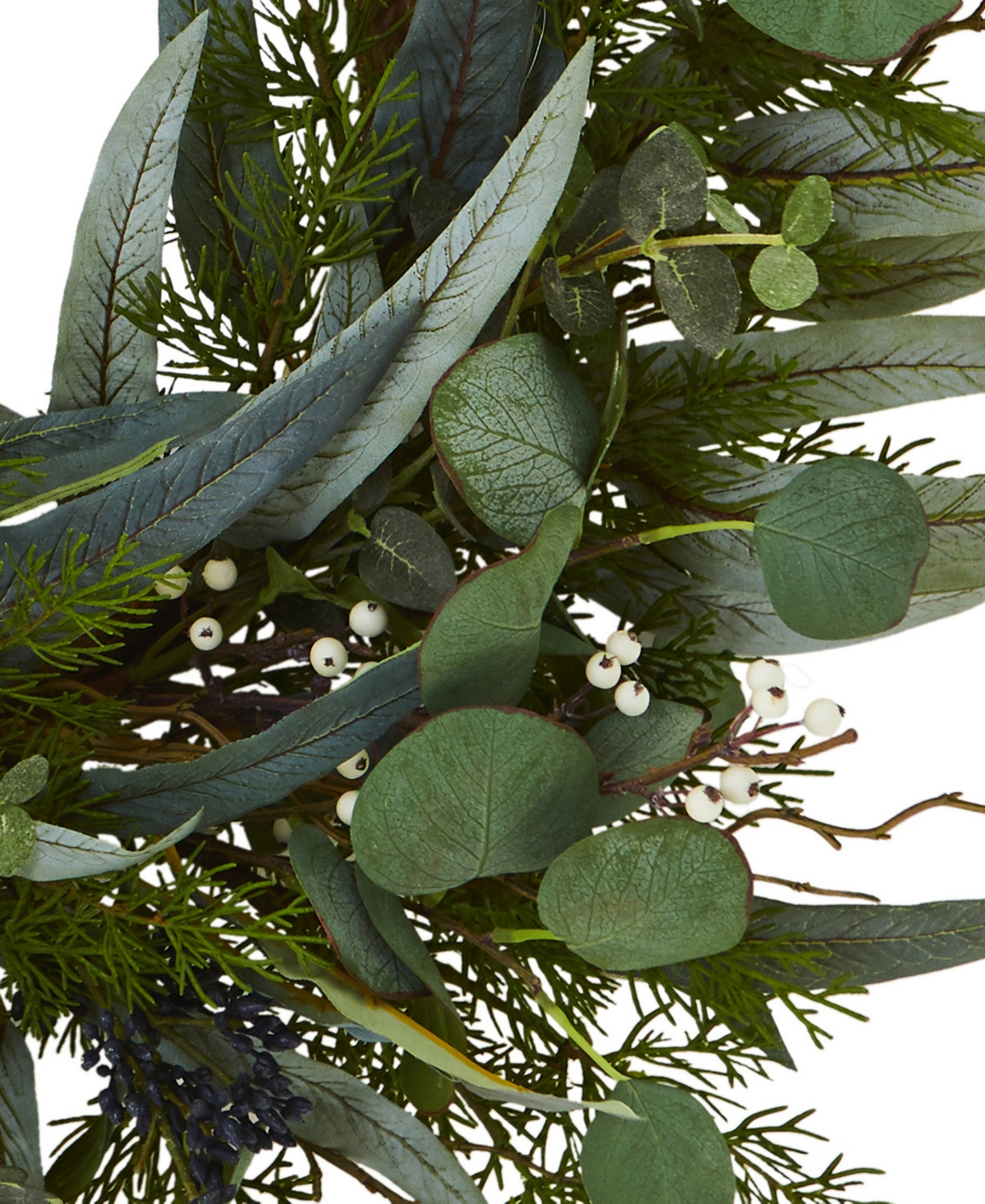 Nearly Natural Eucalyptus & Mixeds Artificial Wreath