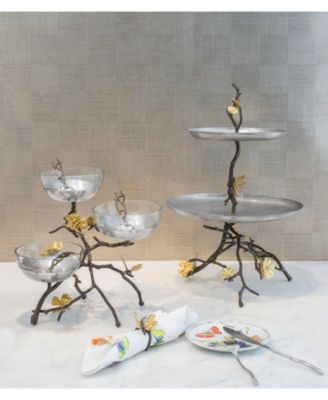 Butterfly Ginkgo Napkin Ring Set, Set of 4