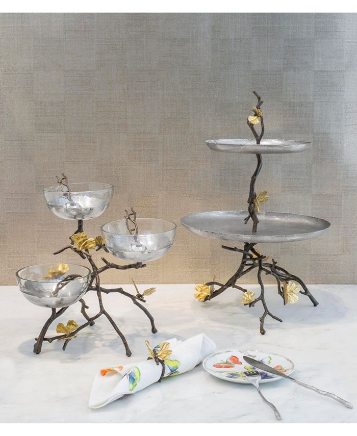 Michael aram deals butterfly napkin rings