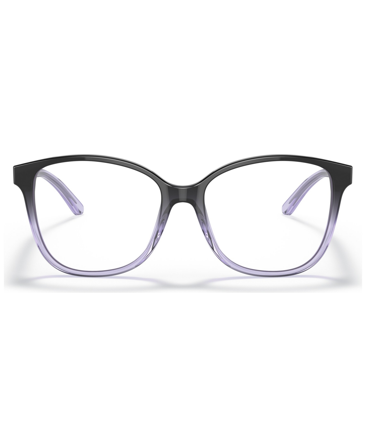 Polo Ralph Lauren Women's Cat Eye Eyeglasses, Rl6222 52 In Shiny Gradient Black,transparent Blue