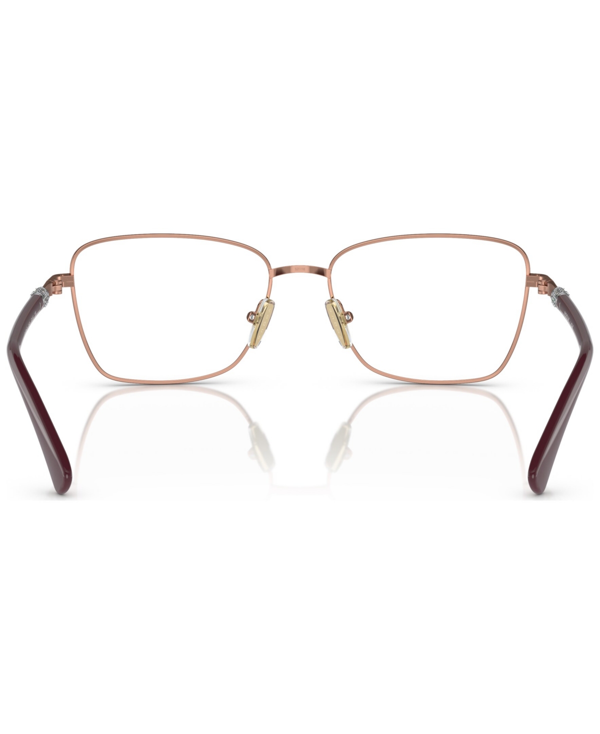 Vogue Eyewear Women's Butterfly Eyeglasses, Vo4271b 54 In Rose Gold-tone