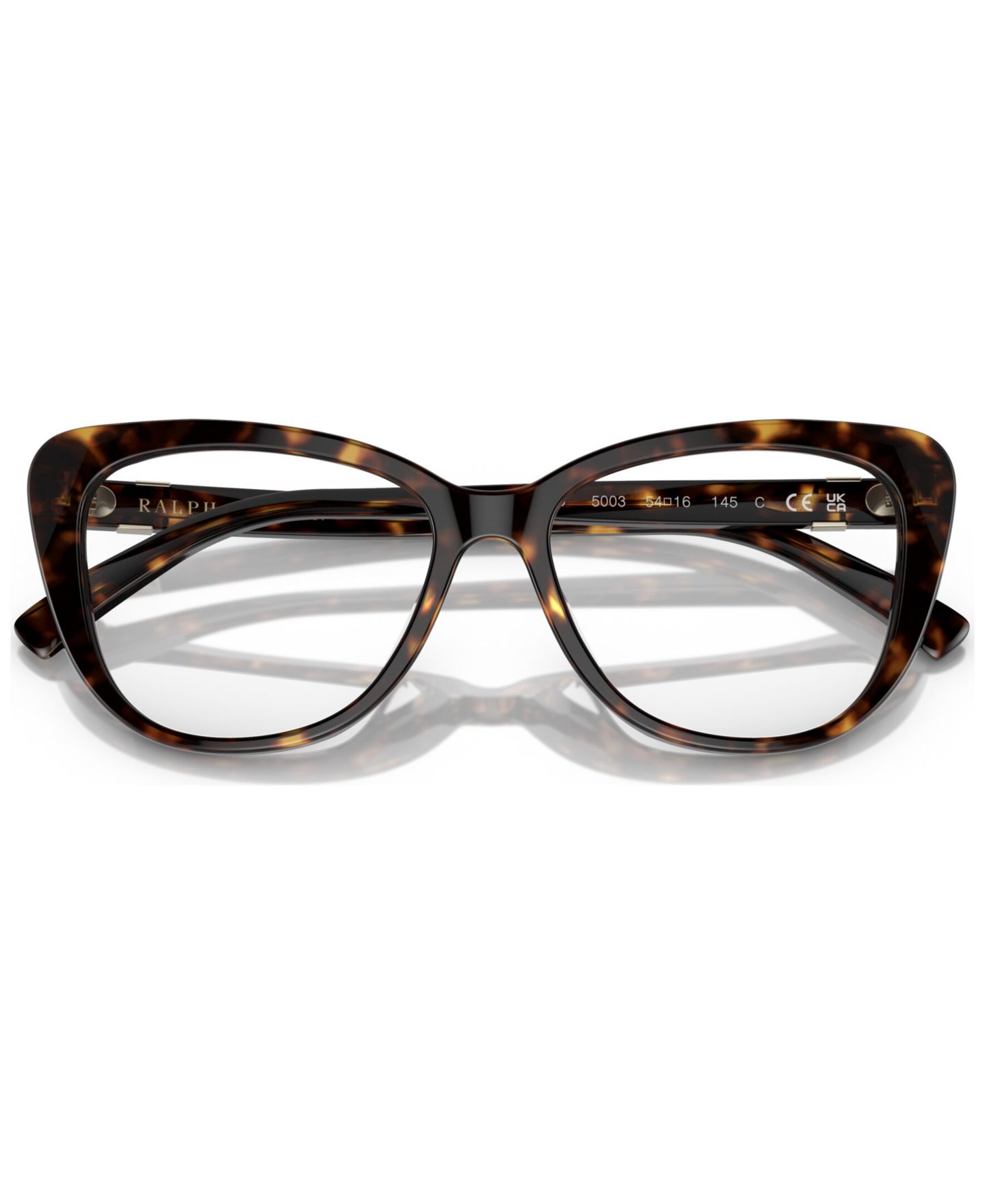Женские очки Ralph Lauren Woman Cat Eye Plastic RL6232U Eyeglasses, цвет: Гавана — фото 5