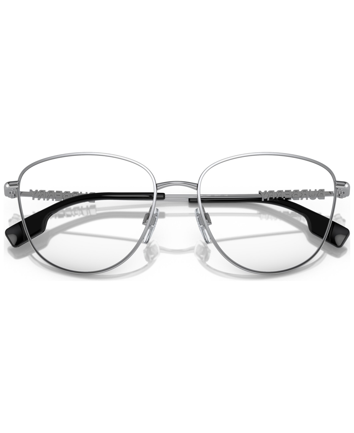 Burberry Women's Phantos Eyeglasses, Be1376 53 In Silver-tone