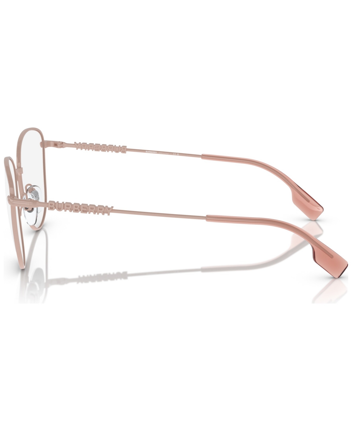 Burberry Women's Phantos Eyeglasses, Be1376 53 In Pink