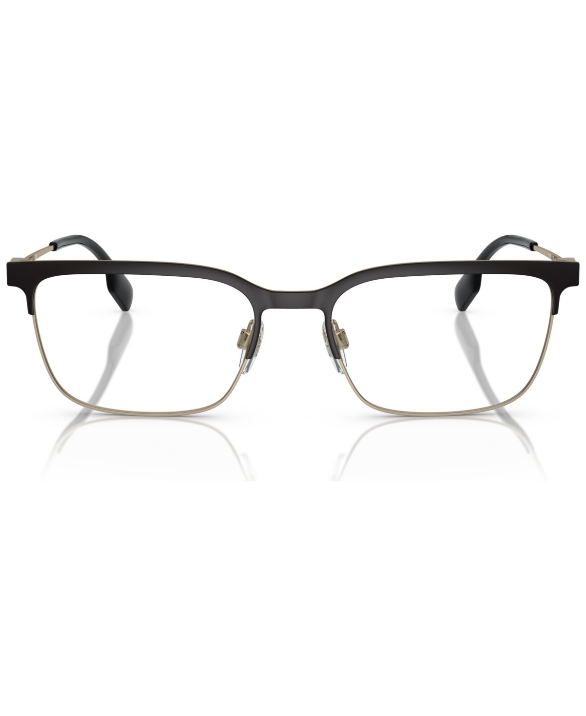 Burberry Men's Square Eyeglasses, Be1375 56 In Black