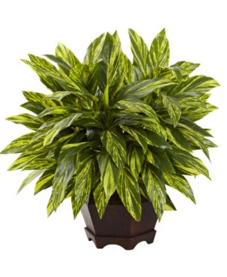 Nearly Natural - Tradescantia Artificial Plant in Hexagon Planter