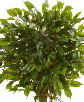 4' Ficus Topiary UV-Resistant Indoor/Outdoor Artificial Tree