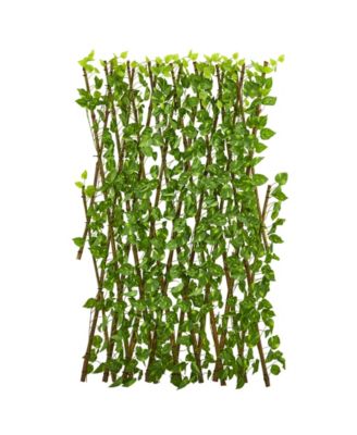 Nearly Natural 47" Pothos Expandable Fence 
