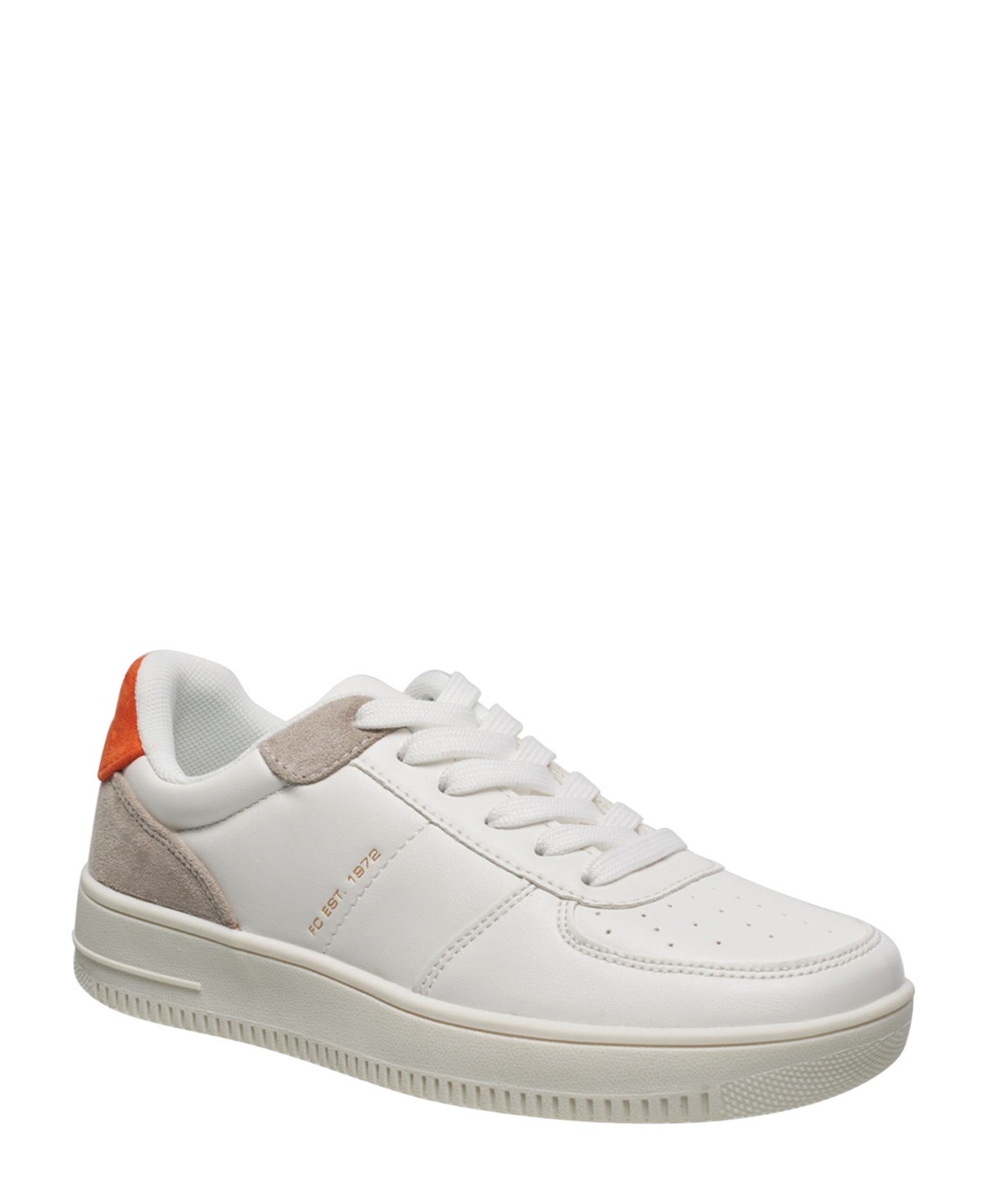 Shop French Connection Women's Avery Low Cut Lace Up Sneaker In White