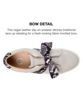 Women's Abrina Bow Detail Slip On Sneakers