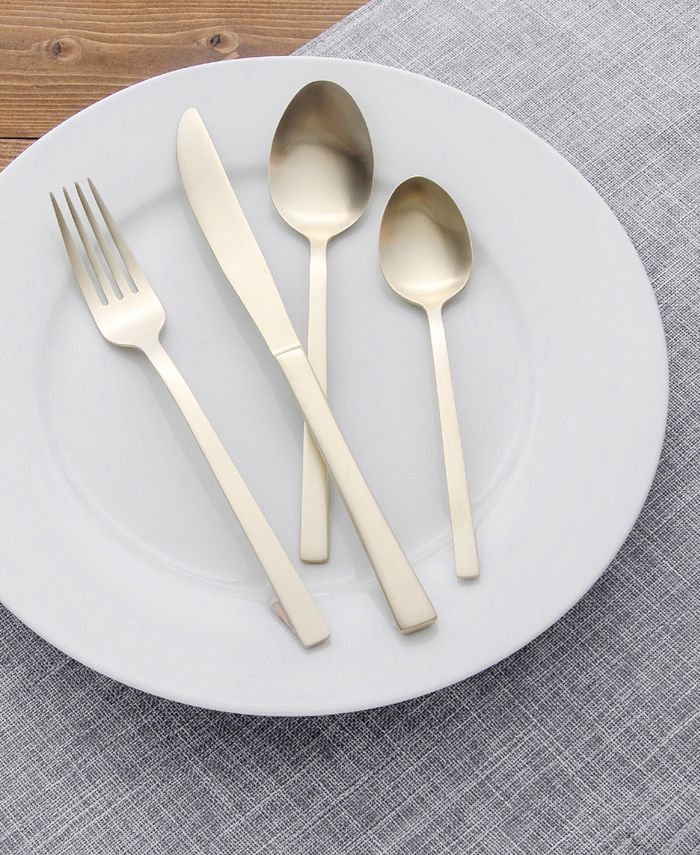 Kitchinox Selena Satin 16Piece Set, Service for 4 & Reviews Flatware