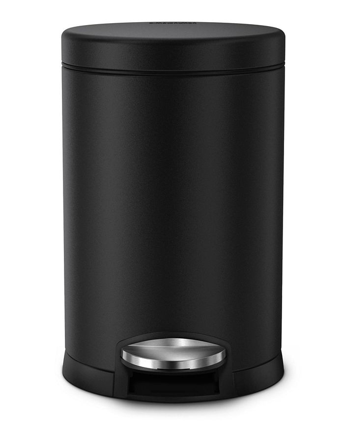 simplehuman 4.5L Round Step Can - Macy's