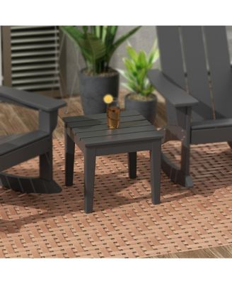 Outdoor Patio Modern Adirondack Side Table
