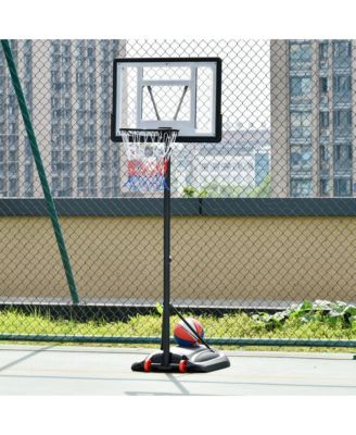 Portable Basketball Sd & Height Adjustable with Fillable Bottom Base