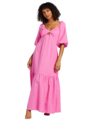 Billabong - Juniors' Paradise Cove Cotton Maxi Dress