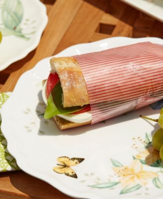 Butterfly Meadow Melamine Salad Plates, Set of 4