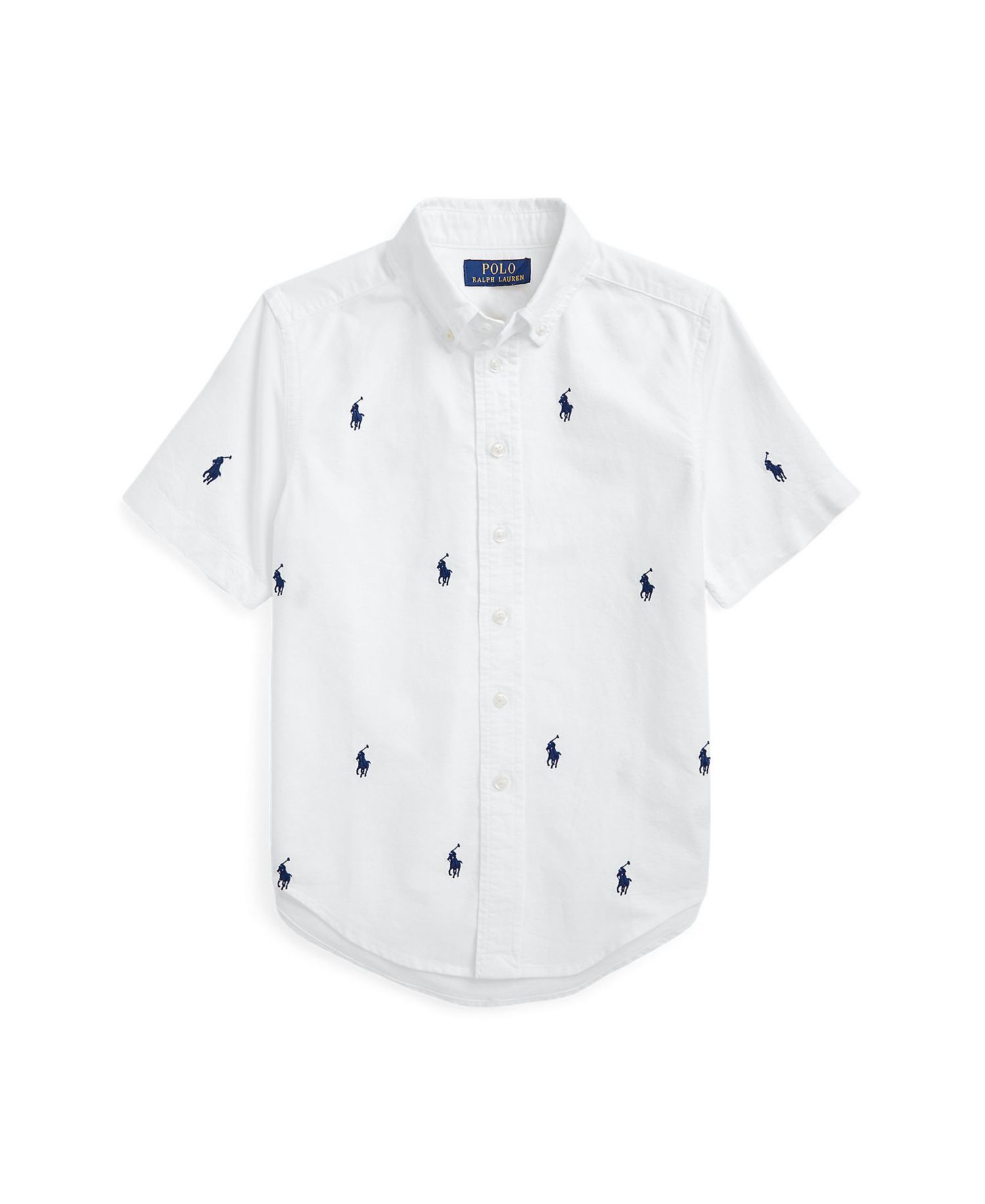 Big Boys Polo Pony Oxford Short-Sleeve Shirt