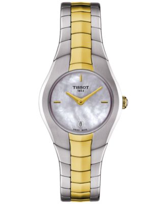 Tissot - Women's Swiss T-Round Two-Tone Stainless Steel Bracelet Watch 26mm T0960092211100