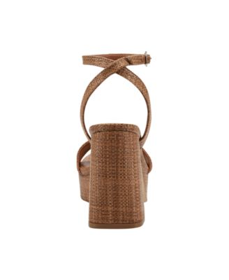 Women's Sadel Block Heel Ankle Strap Dress Sandals