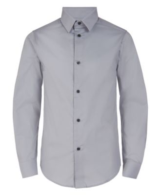 Little Boys Solid Stretch Poplin Shirt