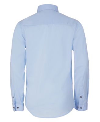 Big Boys Husky Solid Stretch Poplin Shirt