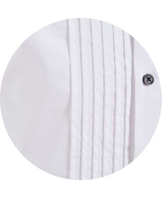 Big Boys Husky Tuxedo Shirt and Bow Tie Box Set