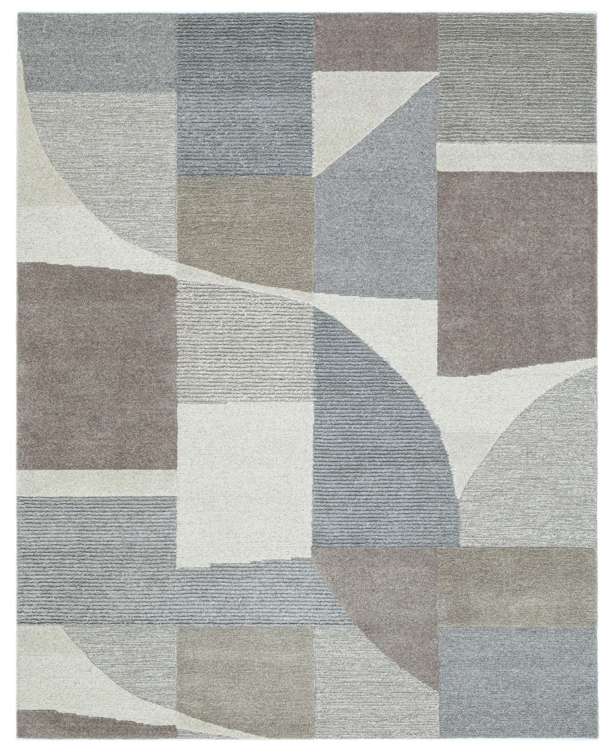 NuStory Numodern Gallery 7'6in x 9'6in Area Rug - Gray