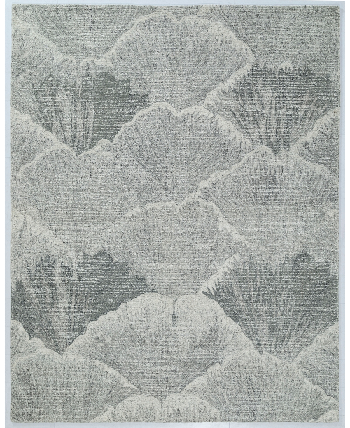 NuStory Essential Gingko 7'6in x 9'6in Area Rug - Gray