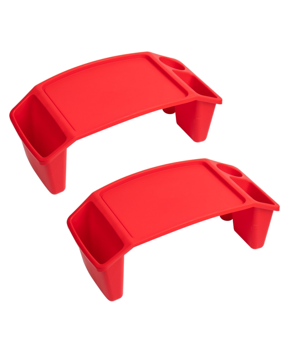 Mind Reader Sprout Collection, Portable Desk, Set Of 2 In Red