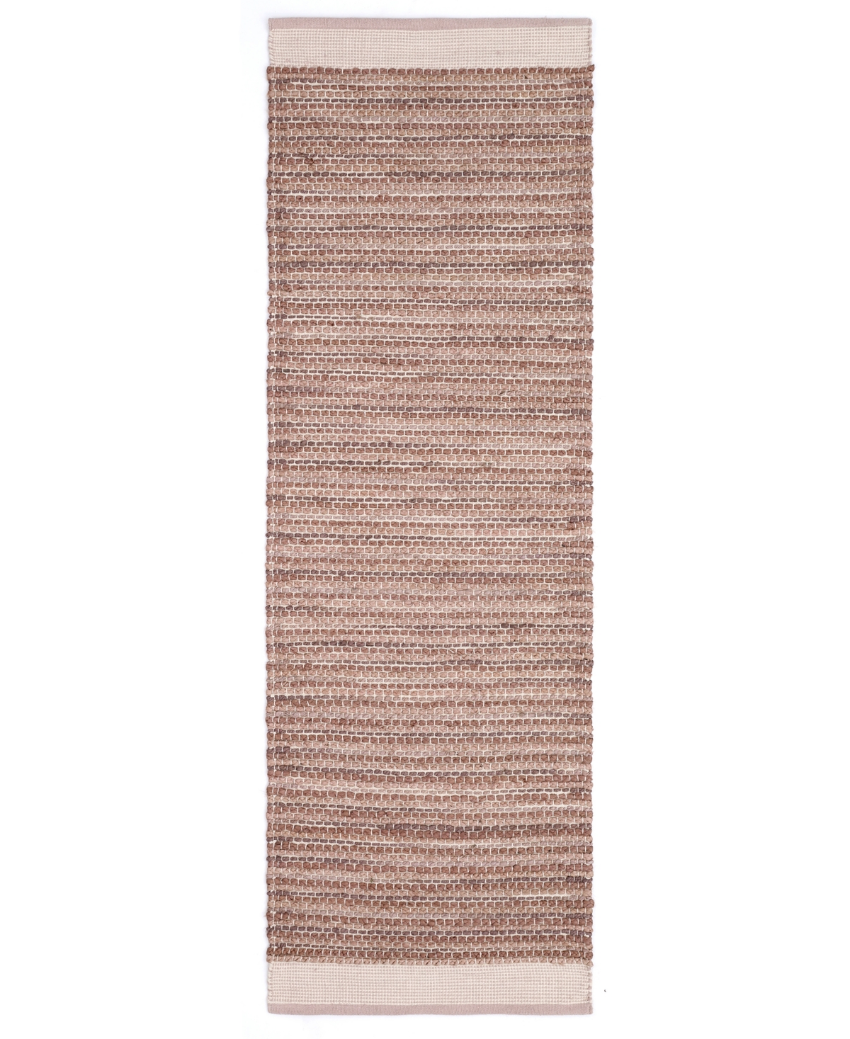 NuStory The Weekend Cottage 2'6in x 8' Runner Area Rug - Mauve