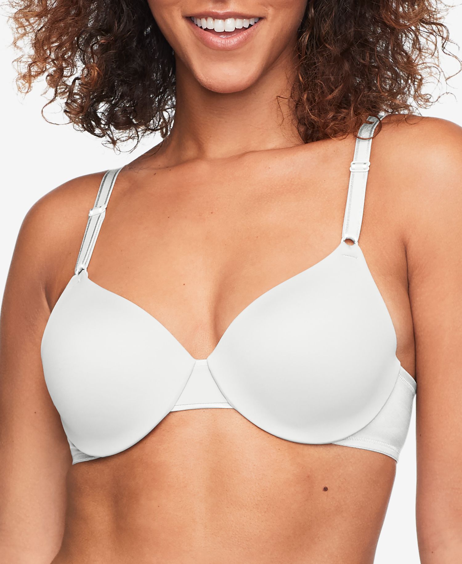 Women's Cushioned Underwire Lightly Lined T-Shirt Bra 1593
